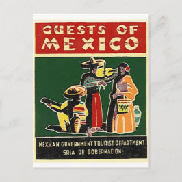 gasten van mexico briefkaart