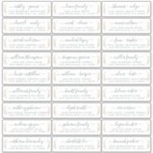 Gastenadreslabels: BESTELLEN OP 14" of 8" Sticker (Voorkant)