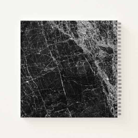 Gastenboek 70e verjaardagsfeest marmer notitieboek (Achterkant)