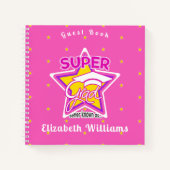 Gastenboek Afstuderen Super Afstudeerder Roze bewe Notitieboek (Voorkant)