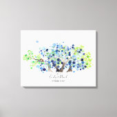 Gastenboek Alternatief - Canvas - Romantisch bos Afdruk (Voorkant)