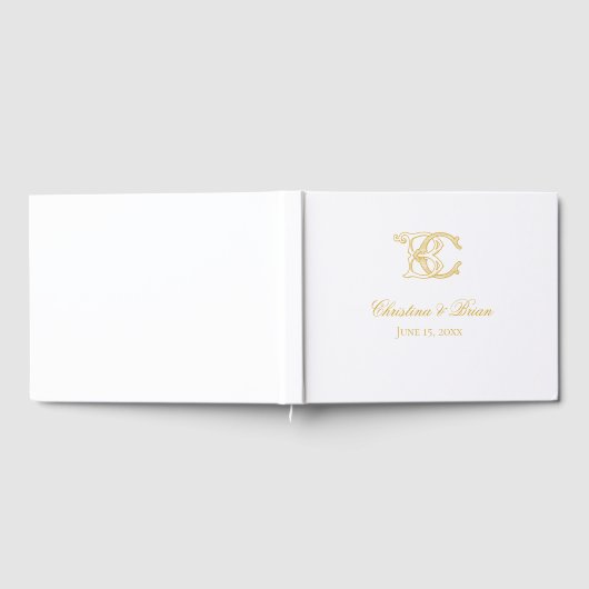 Gastenboek BC Monogram of CB Monogram (Volledig)