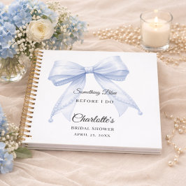 Gastenboek Bruidsfeest lint iets blauw Notitieboek