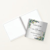 Gastenboek bruiloft zilveren eucalyptus mr mrs notitieboek (Binnen)