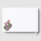 Gastenboek - Cactus Bloem (Achterkant)