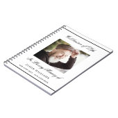 Gastenboek gedenkteken begrafenis eenvoudige foto notitieboek (Linkerzijde)