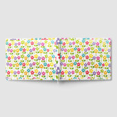 Gastenboek Kleurrijk Bloemontwerp (Volledig)