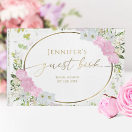 Gastenboek Lente Bruidsfeest Vergulde Wilde Bloem