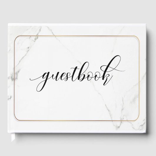 Gastenboek | Marmer (Voorkant)