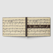 Gastenboek met antieke bladmuziek (Volledig)