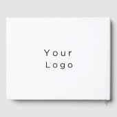 Gastenboek met logo hostel bed & ontbijt info (Achterkant)