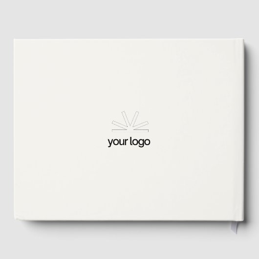 Gastenboek met logo hostel bed & ontbijt info (Achterkant)