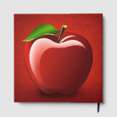 Gastenboek met Rode Appel Logo (Achterkant)