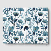 Gastenboek met waterverf bloemen (Achterkant)