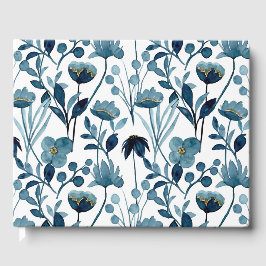 Gastenboek met waterverf bloemen