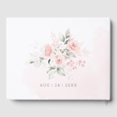 Gastenboek | Rozen voor roze Waterverf van voorjaa (Achterkant)