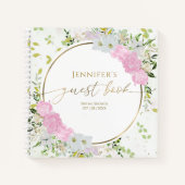 Gastenboek Spring Vrijgezellenfeest Gilded Wildflo Notitieboek (Voorkant)