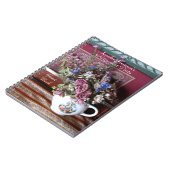 Gastenboek van de Pensioenpartij,  theebloem Notitieboek (Linkerzijde)