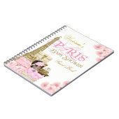 Gastenboek van het Baby shower Notitieboek (Linkerzijde)