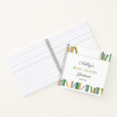 Gastenboek voor babyfeestje met boekenthema sprook notitieboek (Binnen)