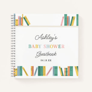 Gastenboek voor babyfeestje met boekenthema sprook notitieboek
