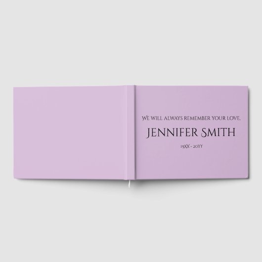 Gastenboek voor Basic & Simple Condoleances (Volledig)