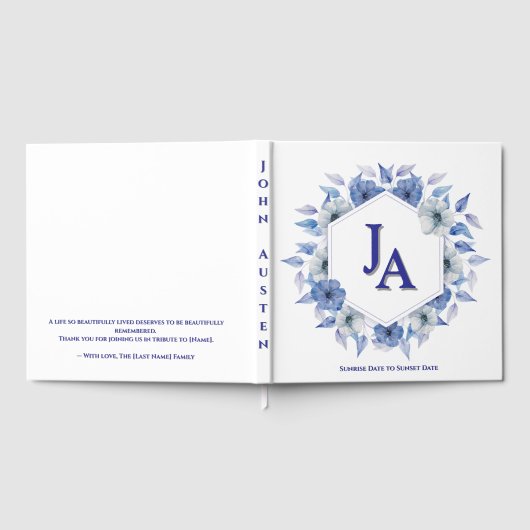 Gastenboek voor begrafenis (Volledig)