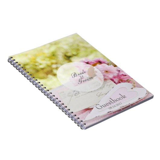 Gastenboek voor  bloemen notitieboek (Rechterzijde)