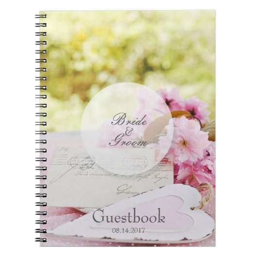 Gastenboek voor bloemen notitieboek (Voorkant)