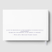 Gastenboek voor een rouwdienst (Achterkant)