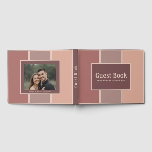 Gastenboek voor elke gelegenheid antieke stoffige  (Volledig)