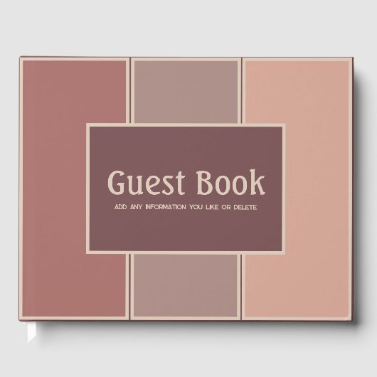 Gastenboek voor elke gelegenheid antieke stoffige  (Voorkant)