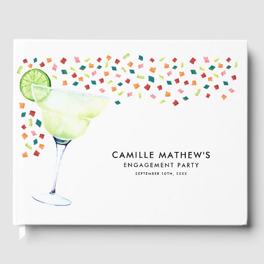 Gastenboek voor feestelijke verlovingspartij (Voorkant)