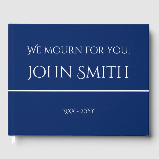 Gastenboek voor gewone en basisherinneringen (Voorkant)