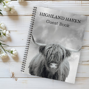 Gastenboek voor Highland Cow-hut Notitieboek