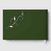 Gastenboek voor Hunter Green Bruiloft (Achterkant)