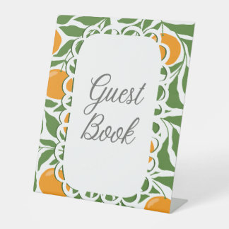 Gastenboek voor Little Cutie Baby Shower Reclamebord Met Voetstuk