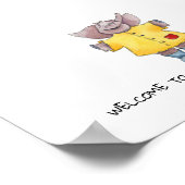 Gastenboek voor Olifantje Poster (Hoek)