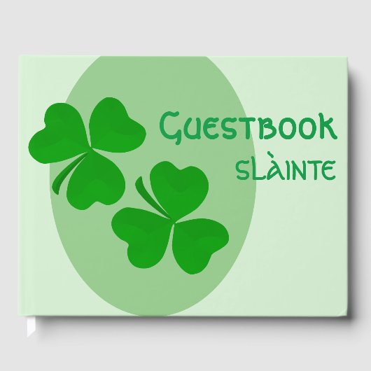 Gastenboek voor St. Patrick's Day (Voorkant)