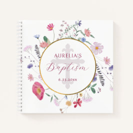 Gastenboek voor Wilde Bloemen Cirkeldop christelij Notitieboek