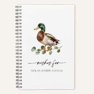 Gastenboek voor Wilde Eend Baby Shower Notitieboek