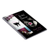 Gastenboek vrijgezellenfeest, planer met kat & har notitieboek (Rechterzijde)