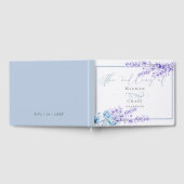 Gastenboek | Waterverf Lavender - Dusty Blue (Volledig)