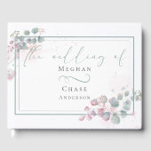 Gastenboek | Waterverf van het voorjaar Eucalyptus (Voorkant)