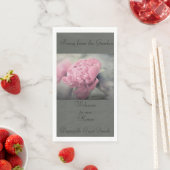 Gastenhanddoeken Qty 50 pioen uit de tuin Servet (Insitu)