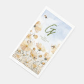 Gastenhanddoeken van Bee's Meadow Servet (Hoek)