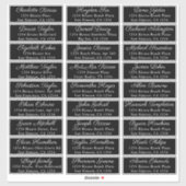 Gastennamen Adres 27 Gepersonaliseerd Verzendlabel Sticker (Vel)