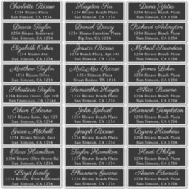 Gastennamen Adres 27 Gepersonaliseerd Verzendlabel Sticker
