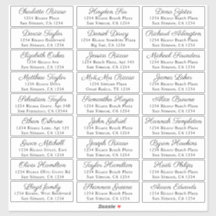 Gastennamen Adres 27 Gepersonaliseerd Verzendlabel