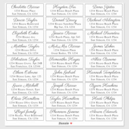 Gastennamen Adres 27 Gepersonaliseerd Verzendlabel Sticker